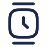 Watch Square Minimalistic SVG Icon